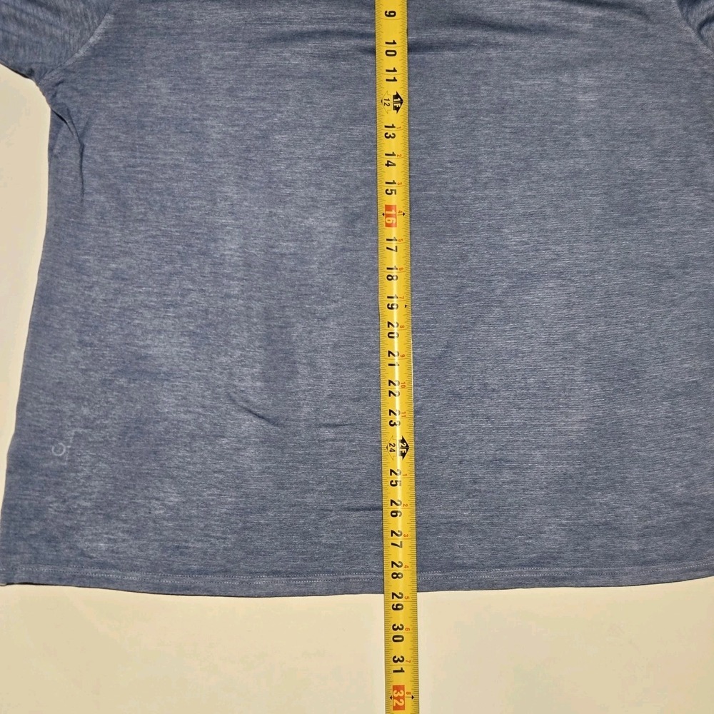 Peter Millar Crown Crafted Polo Mens XL Blue Striped Stretch Golf Performance - Picture 7 of 9